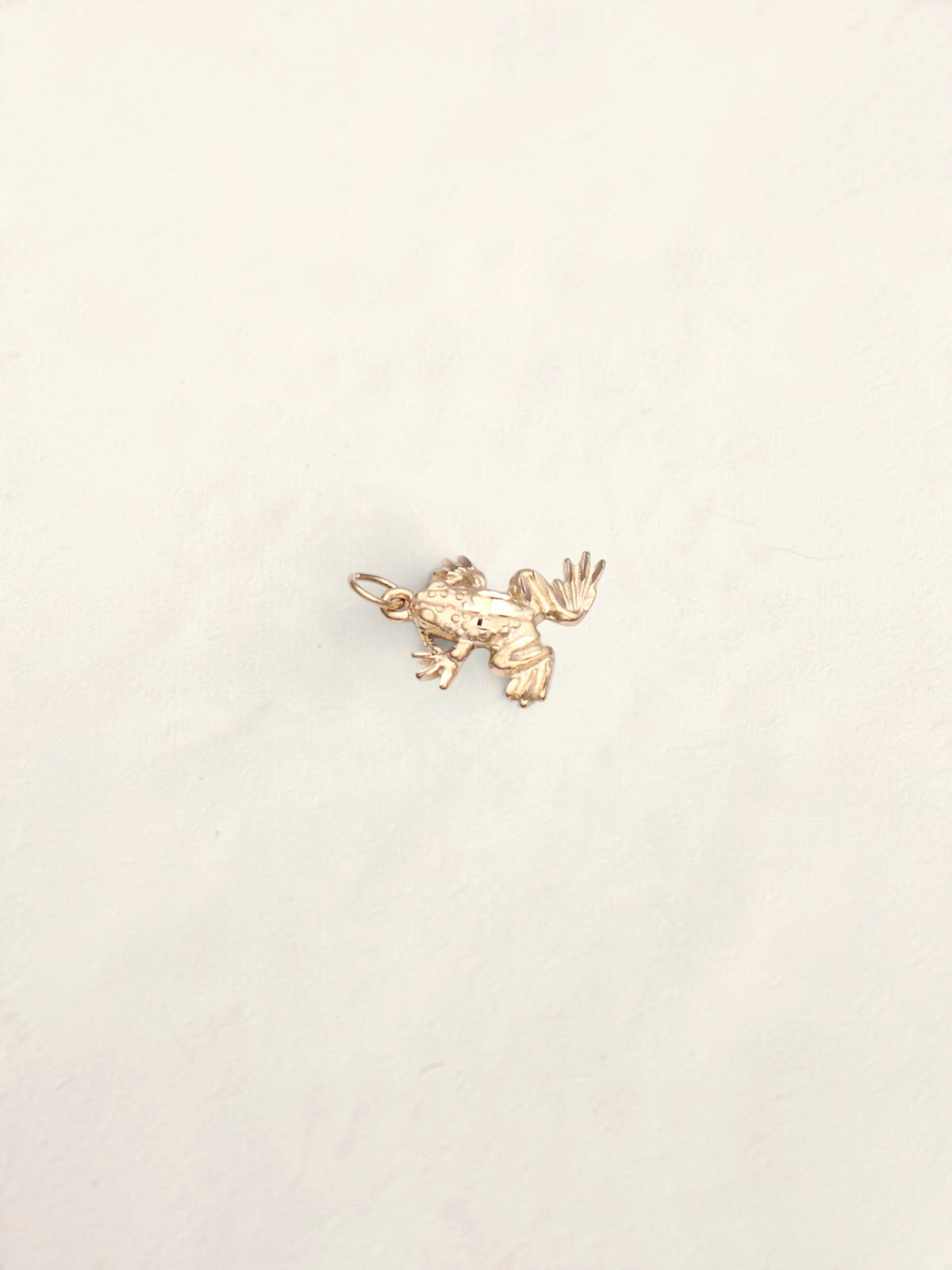 14k Frog Pendant