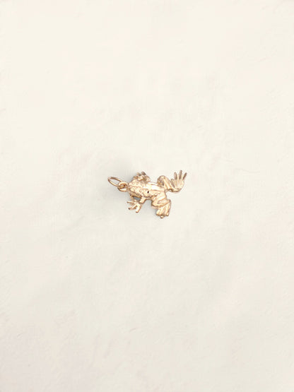 14k Frog Pendant