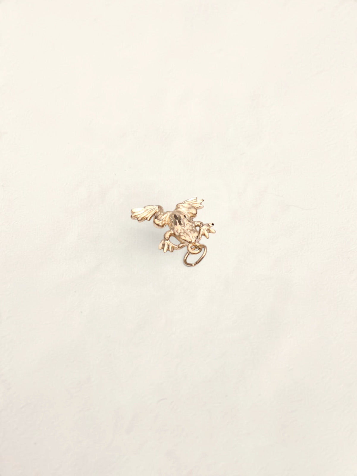 14k Frog Pendant