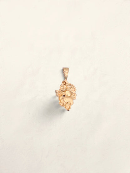 14k Gold Nugget Pendant