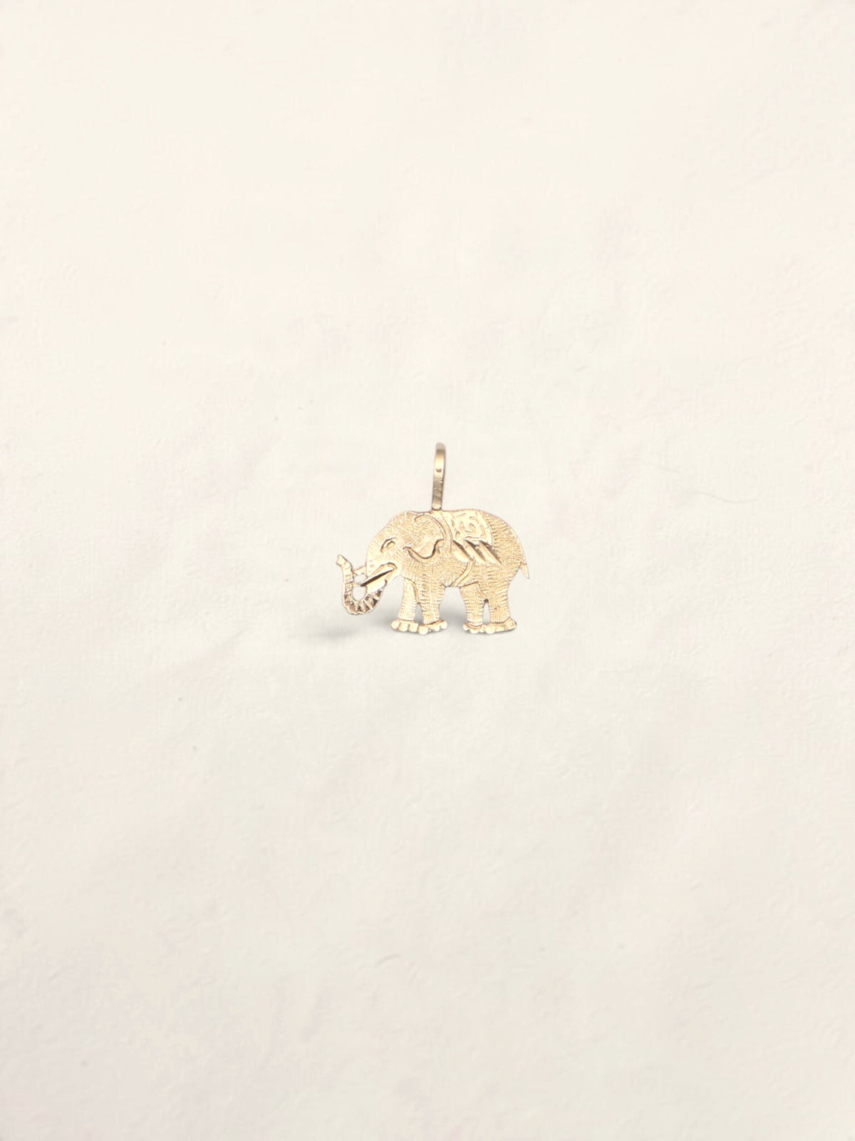 14k Elephant Pendant