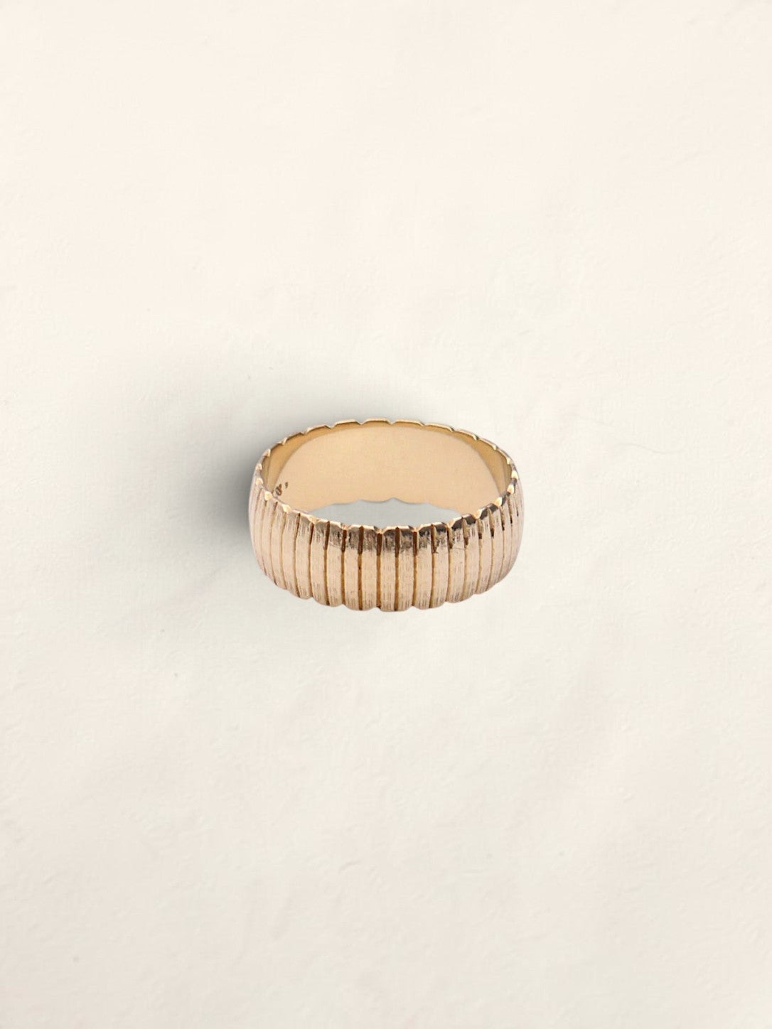 14k Textured Band Ring