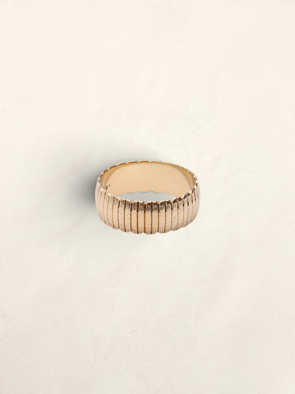 14k Textured Band Ring