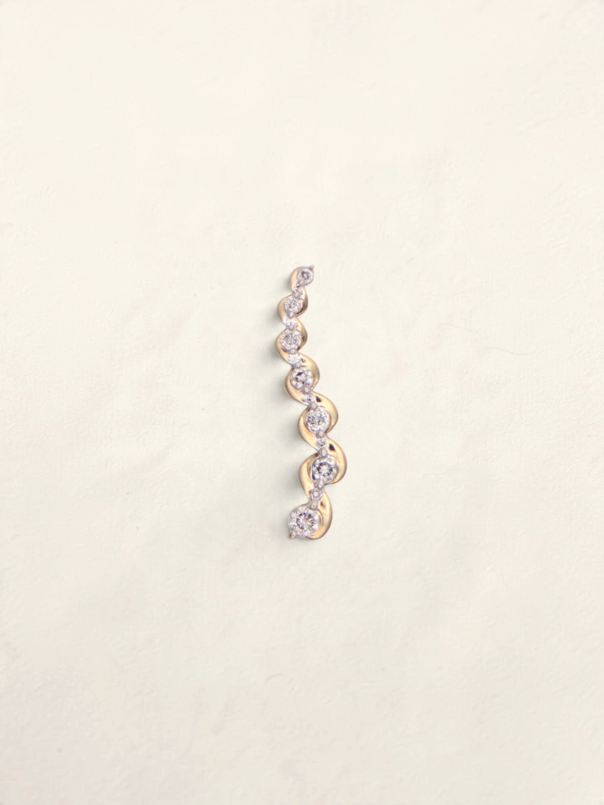 10k Gold Diamond Drop Pendant