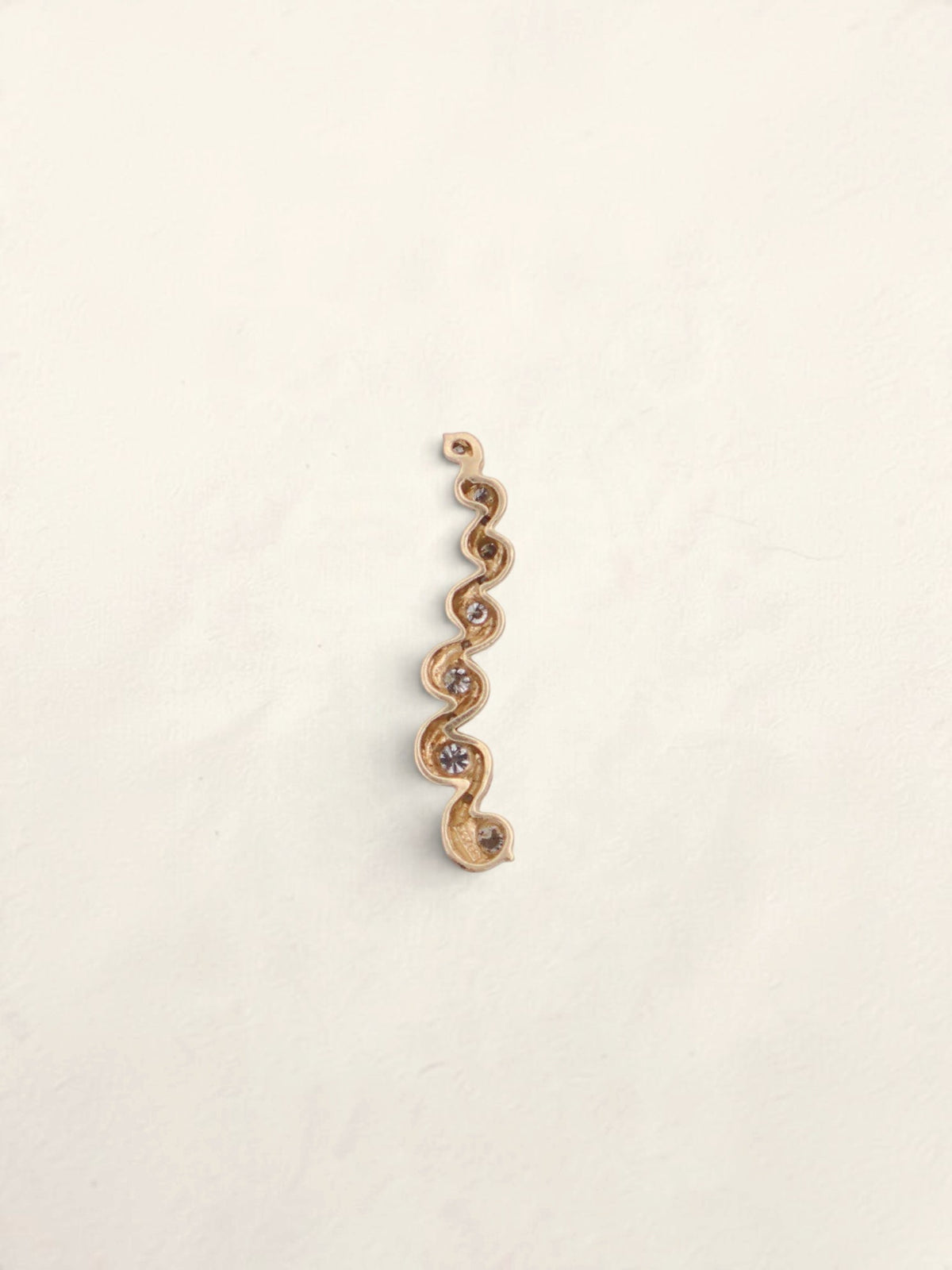 10k Gold Diamond Drop Pendant