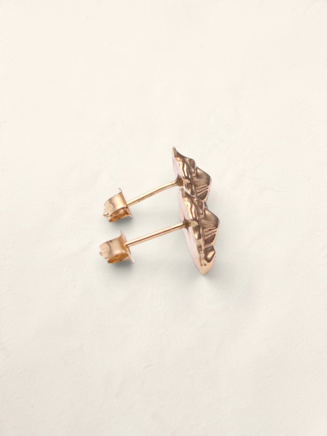 14k Lion Earrings