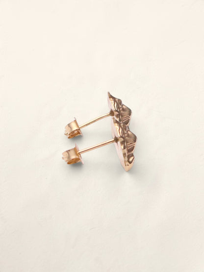 14k Lion Earrings