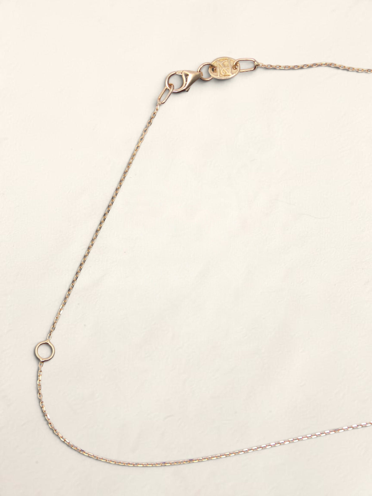 14K Yellow Gold Rain Cloud and Star Pendant Necklace