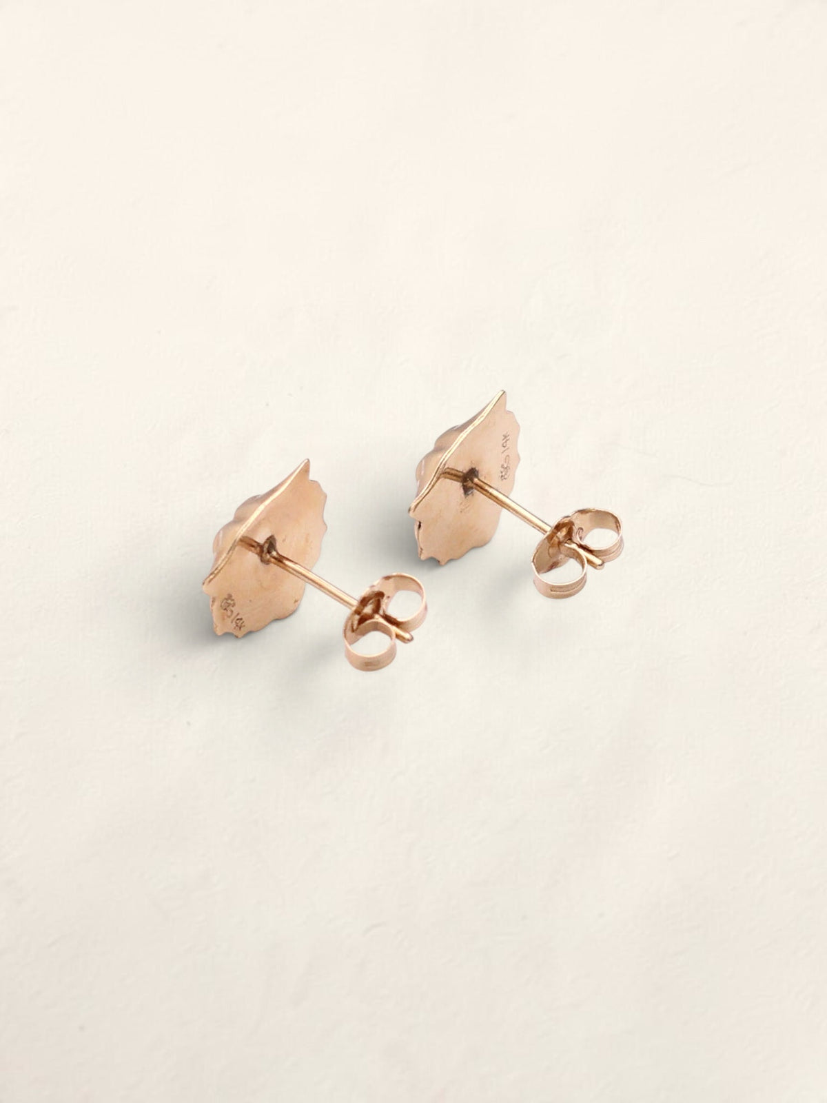 14k Lion Earrings