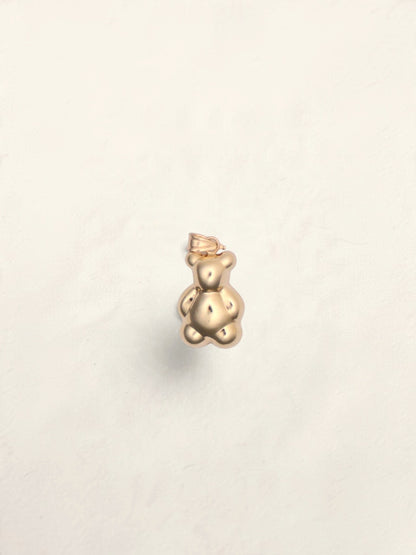 14k Gold Teddy Bear Pendant