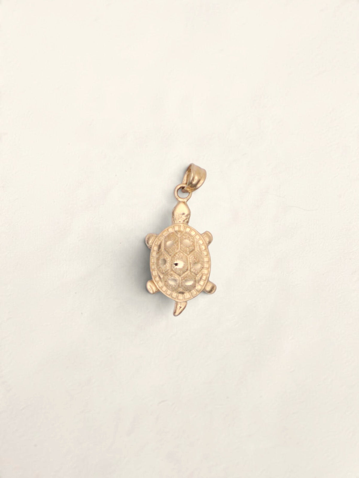 14k Gold Turtle Pendant