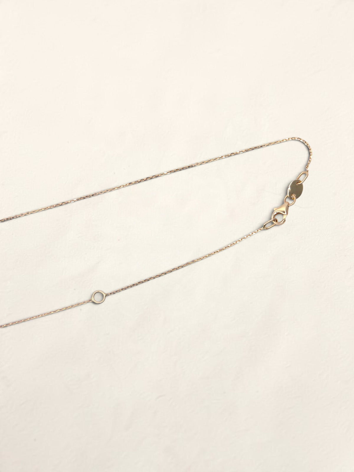 14K Yellow Gold Mini Opal Cross Pendant Necklace