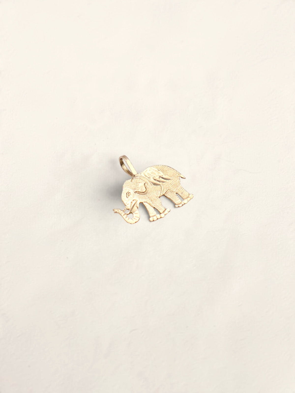 14k Elephant Pendant