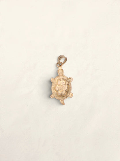 14k Gold Turtle Pendant