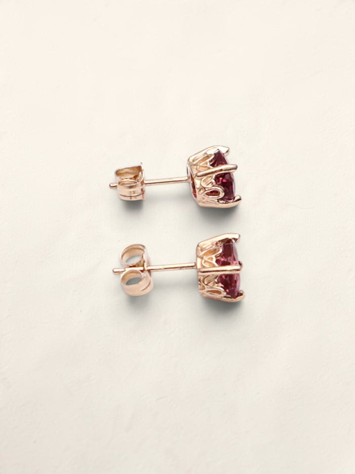 14k Oval Tourmaline Earrings