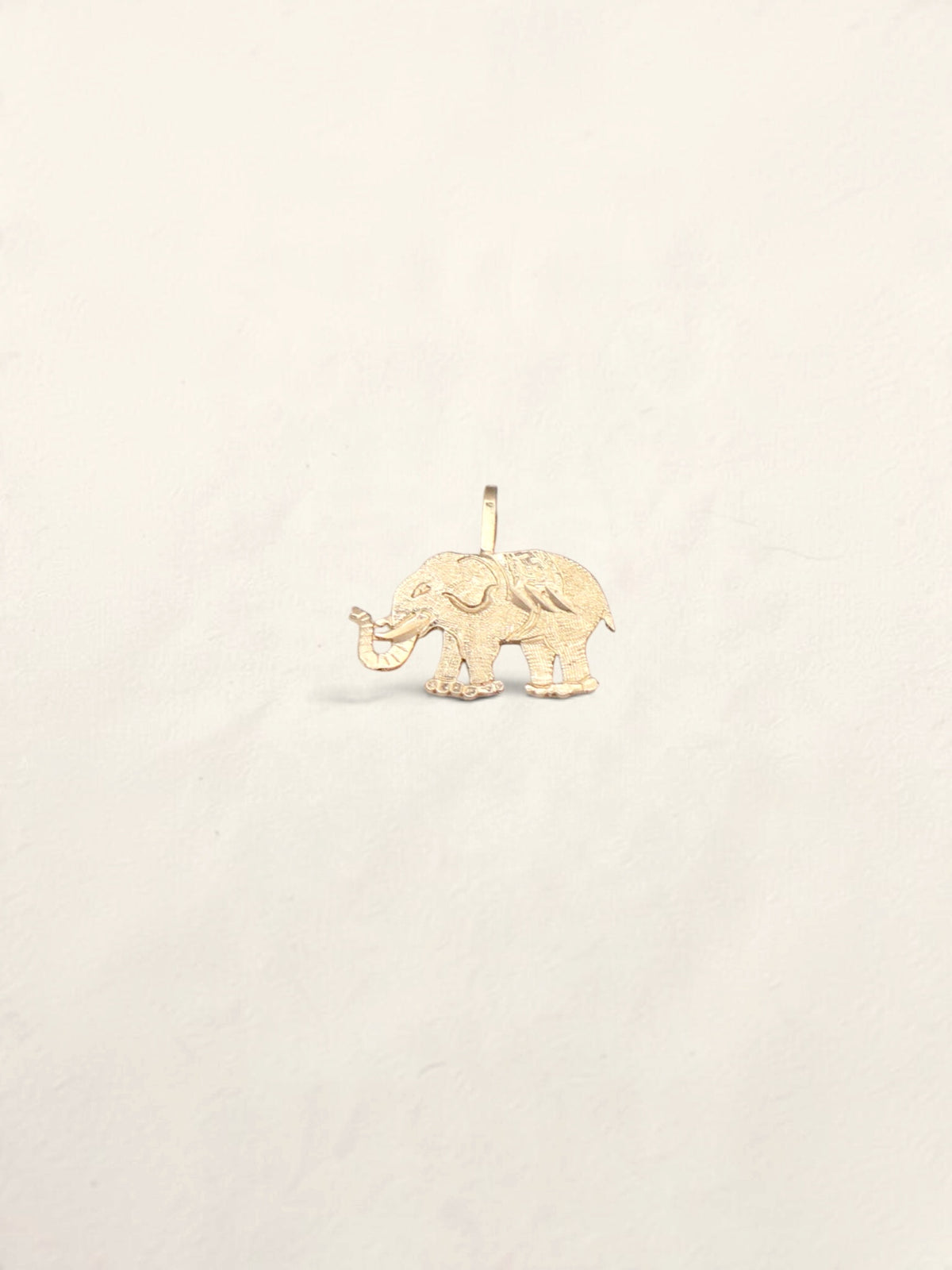 14k Elephant Pendant