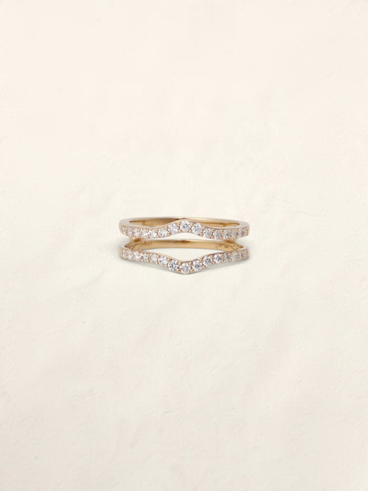 14K Yellow Gold Chosen Diamond Ring Enhancer