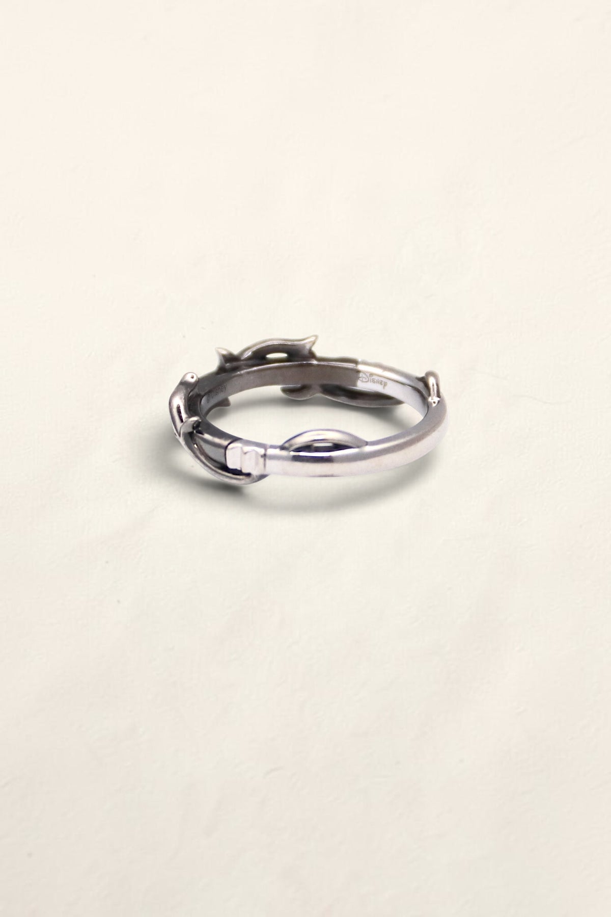 14K Black and White Gold Diamond Wedding Band